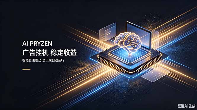 AI Pryzen 广告挂机｜24小时自动跑，日入300-500，新手零门槛-雄诗网络资源社区