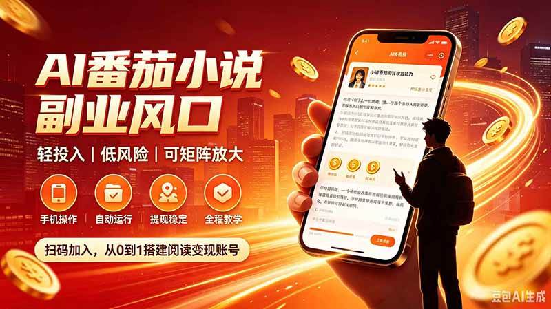 （20277期）AI番茄全自动挂机｜24小时躺赚副业，轻投入|低风险|可矩阵放大-雄诗网络资源社区