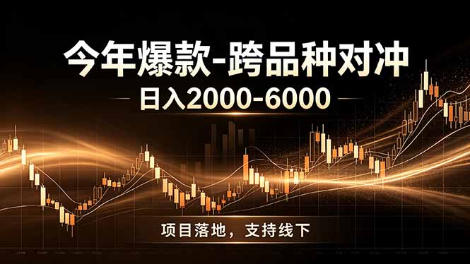 全新跨品种对冲模式上线!日稳定盈利 2000-6000,合规长久可批量放大-雄诗网络资源社区