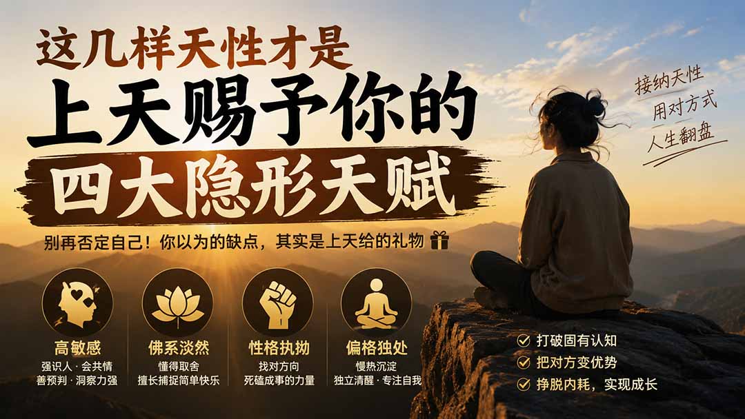 付费文章：这几样天性才是上天赐予你的四大隐形天赋-雄诗网络资源社区