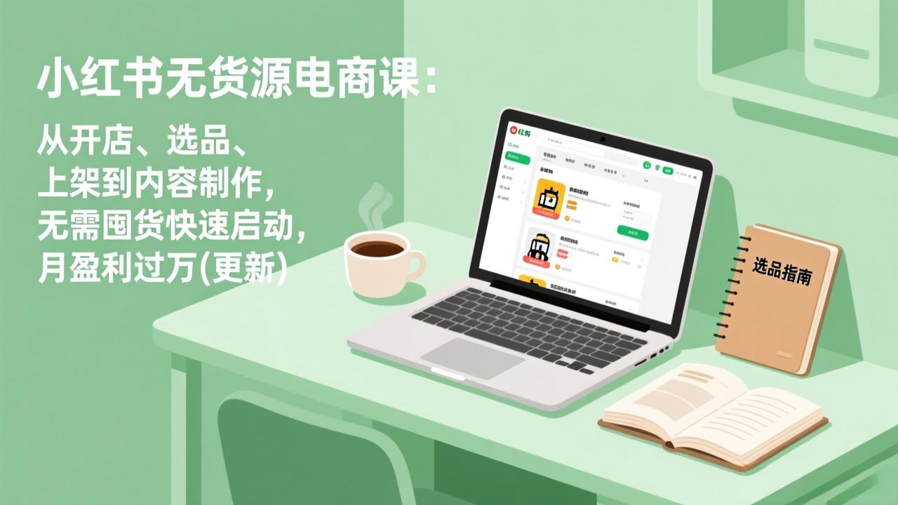 小红书无货源电商课(6月22更新-雄诗网络资源社区